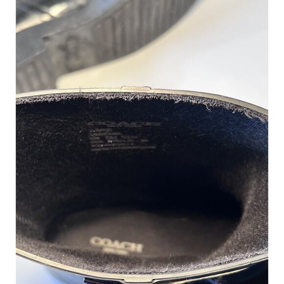 Coach Lester Boots Black Women's Size 10B Rubber Rain - Picture 10 of 10